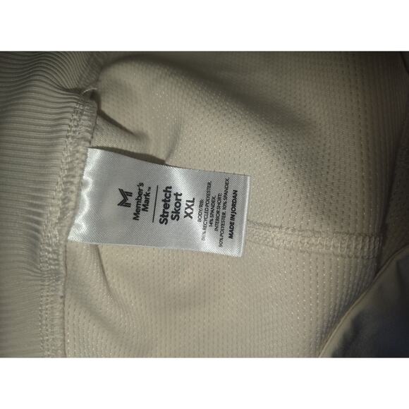 Members Mark Mini Skort Ivory Stretch Tennis Casual Womens Size XXL Zip 6197 - Picture 3 of 4